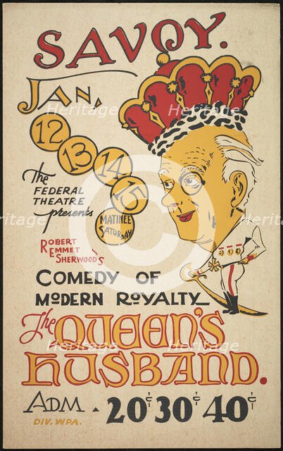 The Queen's Husband, San Diego, 1938. Creator: Unknown.