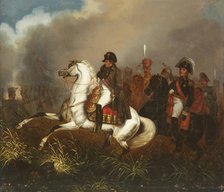 Napoleon at the Battle of Quatre Bras on 16 June 1815, First quarter of 19th cen. Creator: Anonymous.