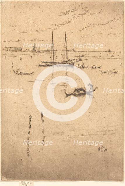 The Little Lagoon, 1879/1880. Creator: James Abbott McNeill Whistler.