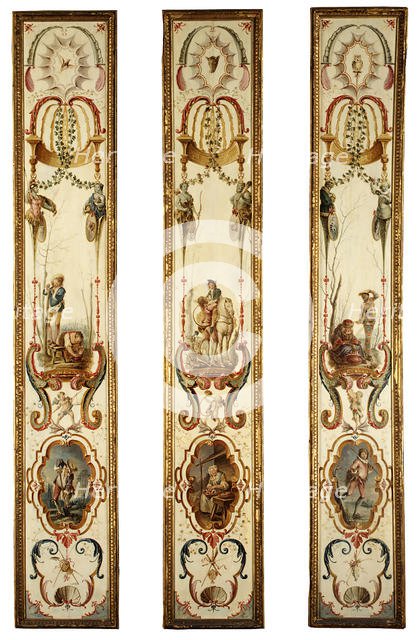 January and February (part of a set illustrating the months of the year), second quarter 18th centur Creator: Unknown.