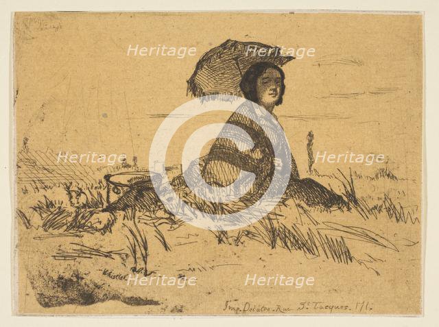En plein soleil, 1858. Creator: James Abbott McNeill Whistler.