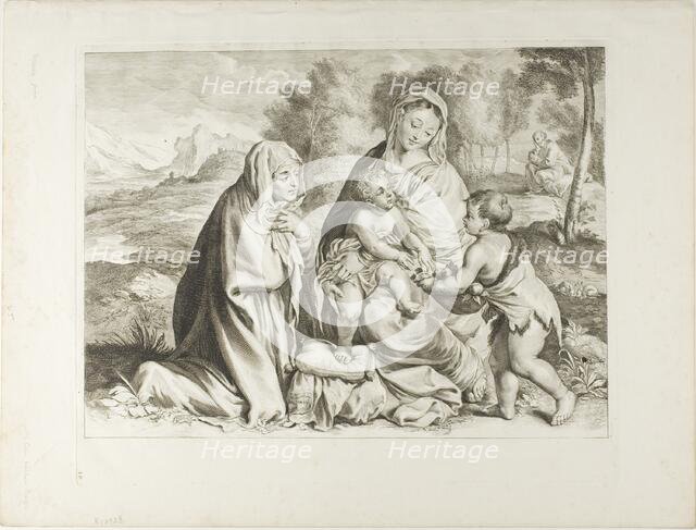 Holy Family, n.d. Creator: Cornelis de Visscher.