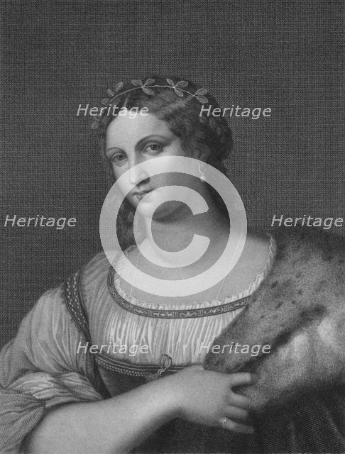 'La Fornarina', early 19th century.  Creator: Samuele Levi Polacco.