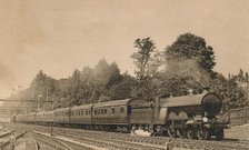 'Down Brighton Express near South Croydon. Engine 4-4-2, No. 421', c1920.  Creator: Unknown.