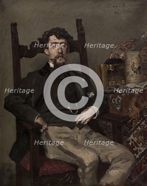 Edouardo Zamacois Y Zabala, c.1870. Creator: Henri Pille.