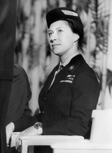 Princess Margaret at a press reception for the New Girl Guides Association, 1968. Artist: Unknown