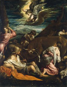 The Annunciation to the Shepherds, probably 1555/1560. Creator: Jacopo Bassano il vecchio.