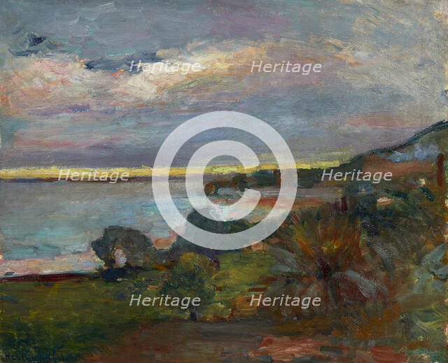 La Mer en Corse, Le Scoud, 1898. Creator: Matisse, Henri (1869-1954).