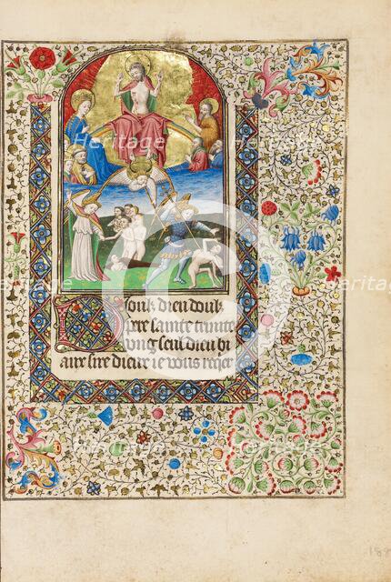 The Last Judgment; Book of Hours, about 1440-1450. Creator: Workshop of the Bedford Master.