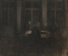 Evening in the Drawing Room, 1904. Creator: Vilhelm Hammershøi.