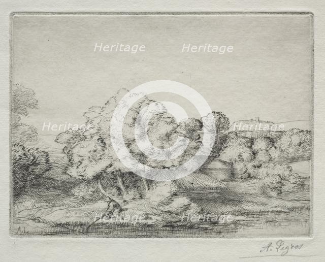 Hamlet near the Lake (Hameau près du Lac). Creator: Alphonse Legros (French, 1837-1911).