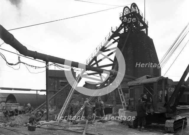 Markham Main Colliery, Doncaster, South Yorkshire, 1956. Artist: Michael Walters