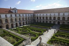 Courtyard garden, Monastery of Alcobaca, Alcobaca, Portugal, 2009.  Artist: Samuel Magal