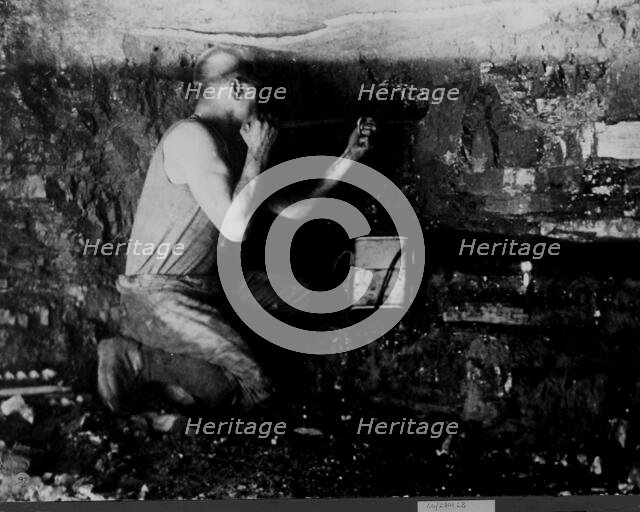 Coal miner, 1900s. Creator: Unknown.