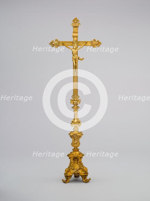 Cross with Corpus, Italy, 1765/66. Creator: Leandro Gagliardi.