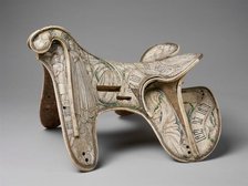 Parade Saddle, German or Tyrolean, 1400-1450. Creator: Unknown.