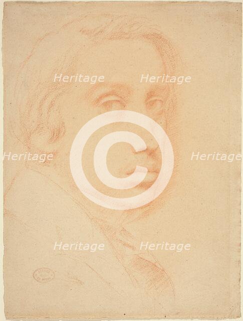 Self-Portrait, c. 1855. Creator: Edgar Degas.