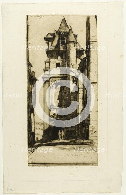 St. Aignan, Chartres, 1916. Creator: David Young Cameron.