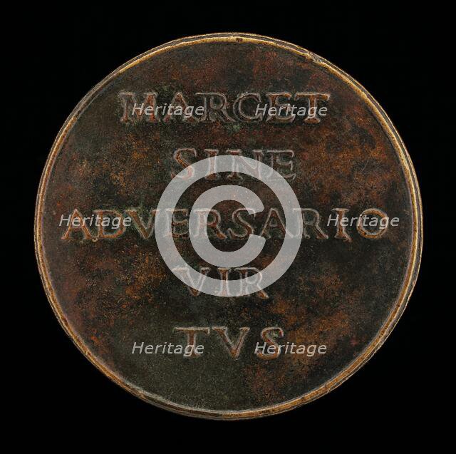 Inscription [reverse], 1488/1493. Creator: Giovanni Candida.