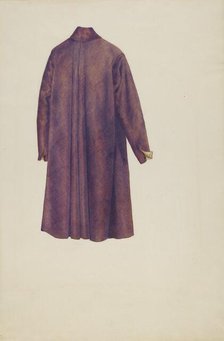 Man's Coat, 1935/1942. Creator: Unknown.