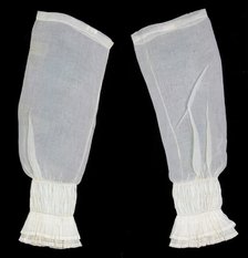 Undersleeves, French, ca. 1825. Creator: Unknown.