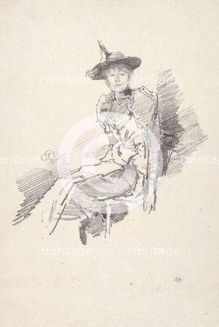 The Winged Hat, 1890. Creator: James McNeill Whistler (American, 1834-1903).