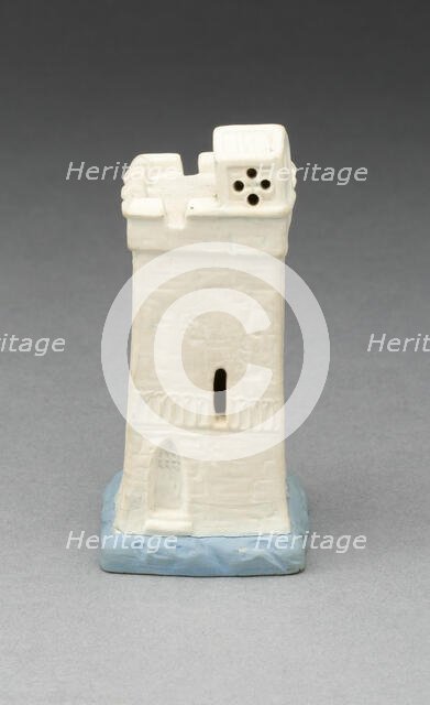 Chess Piece: Rook, Burslem, 19th century. Creator: Wedgwood.