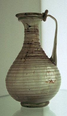 Roman Glass Bottle. Artist: Unknown