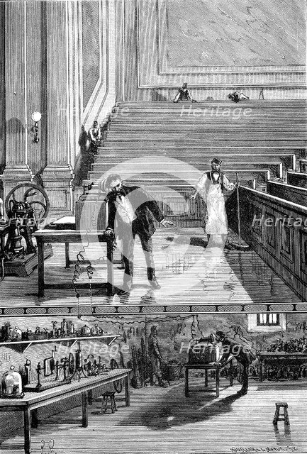 Alexander Graham Bell (1847-1922), Scottish-born American inventor, 1883. Artist: Unknown