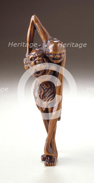 Ashinaga and Tenaga, Late 18th-early 19th century. Creator: Unknown.