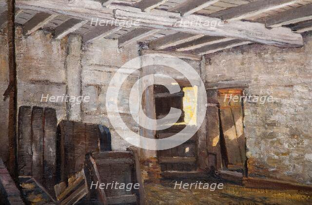 A Grey Interior, 1940. Creator: George Leonard Leigh.