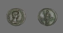 Coin Portraying Empress Salonina, 266-267. Creator: Unknown.