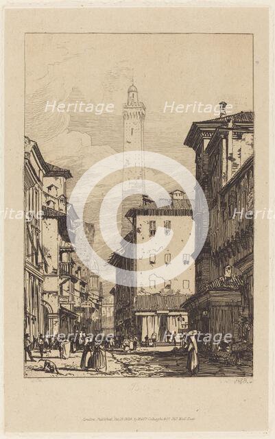 Bologna, 1826/1827. Creator: Richard Parkes Bonington.