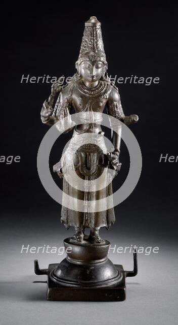 The Hindu God Vishnu, 11th century. Creator: Unknown.