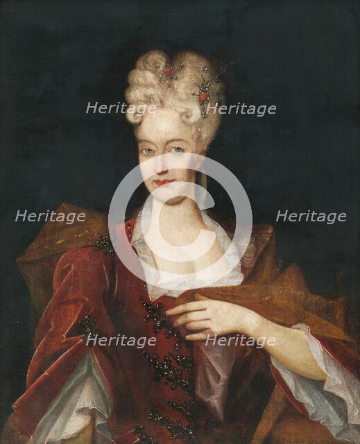 Portrait of Charlotte Amalia of Hesse-Wanfried, wife of Franz II. Rákoczi, 1700-1750. Creator: Unknown.
