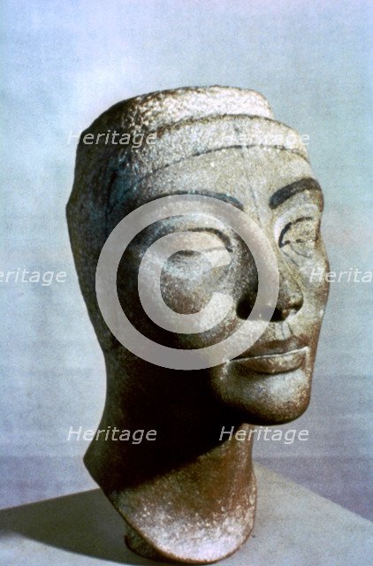 Bust of Nefertiti, Egypt, 1375 BC. Artist: Unknown