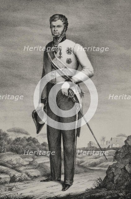 Leopold II, (1797-1870), Grand Duke of Tuscany (1824-1859), 1852. Creator: Julio Donón.