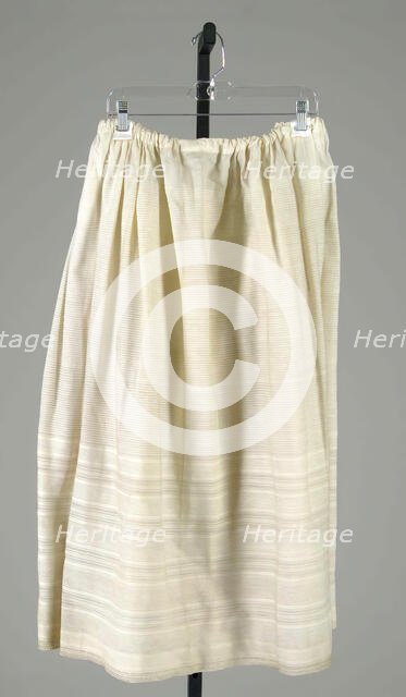 Petticoat, American, 1840-60. Creator: Unknown.
