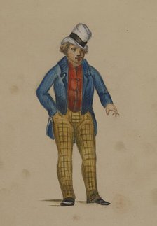 Unidentified Figure, 1855-1859. Creator: Alfred Jacob Miller.