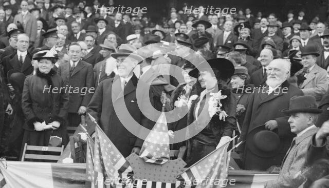 Pres. Wilson and Mrs. Galt, Phila., 10/8/15, 1915. Creator: Bain News Service.