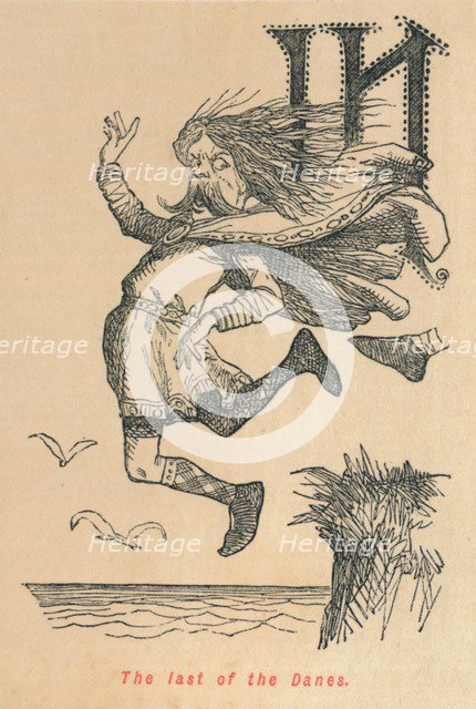 'The last of the Danes', c1860, c1860.   Artist: John Leech.