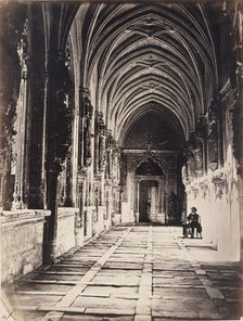 [Cloisters of the Church of Saint John of the Kings, Toledo, Spain], ca. 1858. Creator: Charles Clifford.