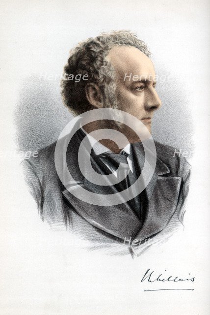 Sir John Everett Millais, 1st Baronet, British painter and illustrator, c1890.Artist: Cassell, Petter & Galpin