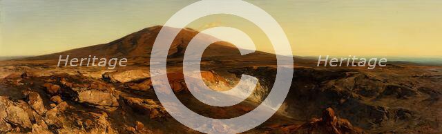 The summit of Etna in 1878, 1878/1879. Creator: Eduard Peithner von Lichtenfels.