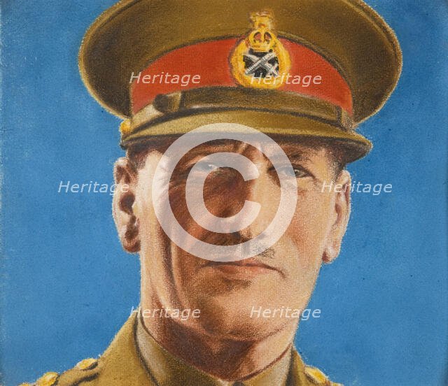 General Claude Auchinleck, c1943.. Creators: William Timym, Central Office of Information.