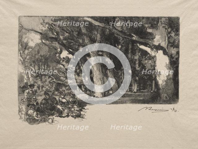 Midi sous bois. Creator: Auguste Louis Lepère (French, 1849-1918).