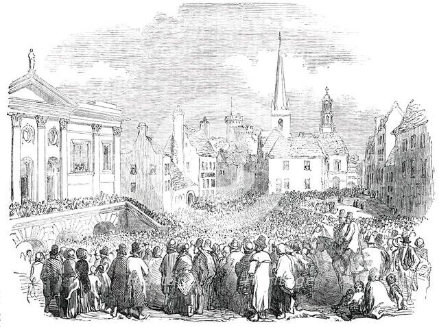Great Tenant-Right Meeting at Kilkenny, 1850. Creator: Unknown.