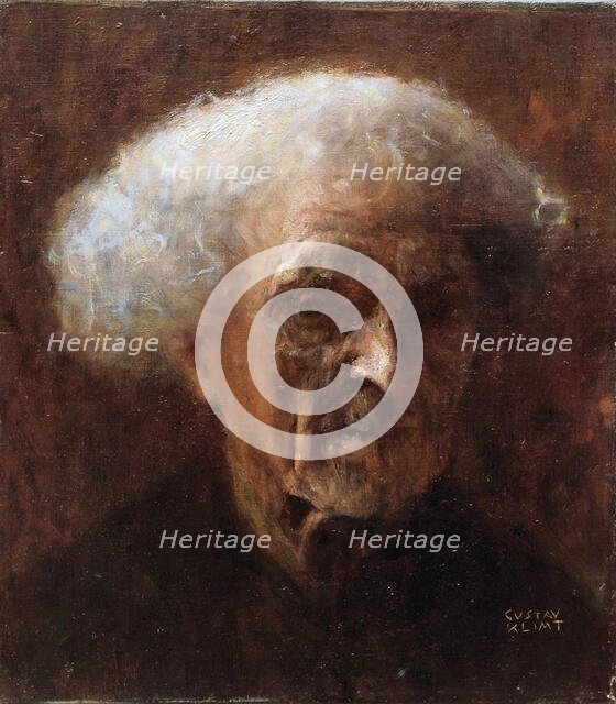 Portrait of an old man, 1896. Creator: Klimt, Gustav (1862-1918).