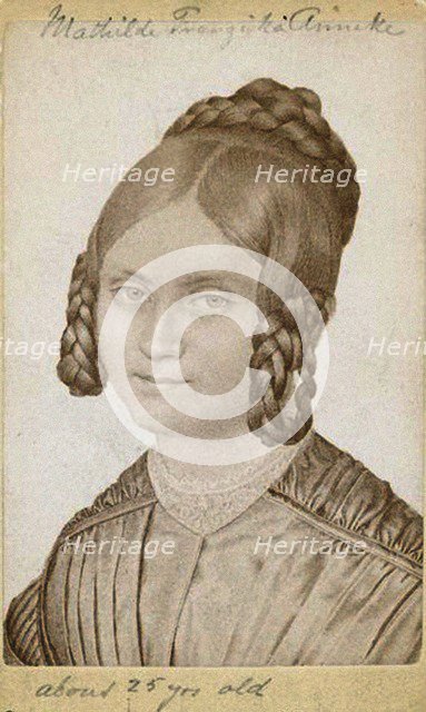 Mathilde Franziska Anneke (1817-1884) , c. 1840.
