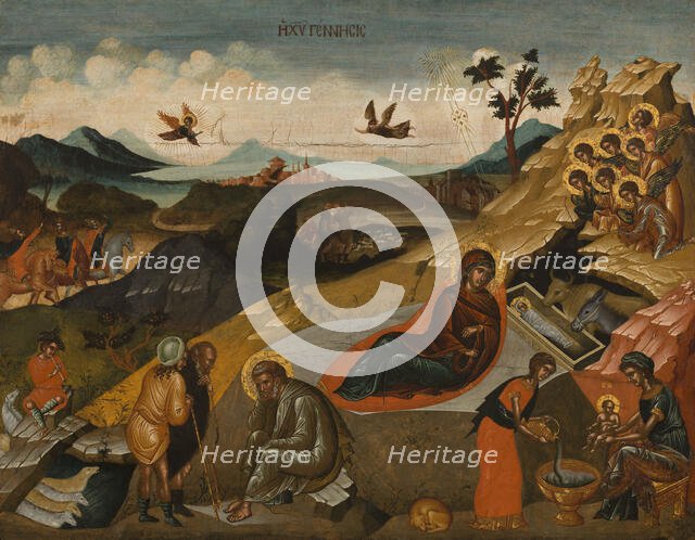 The Nativity, between 1480 and 1500. Creator: Creto-Venetian School.